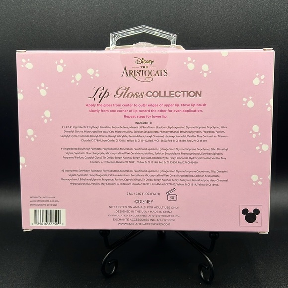 HOST PICK Disney Aristocats Limited Edition 5 Piece Lip Gloss Collection - Picture 2 of 2